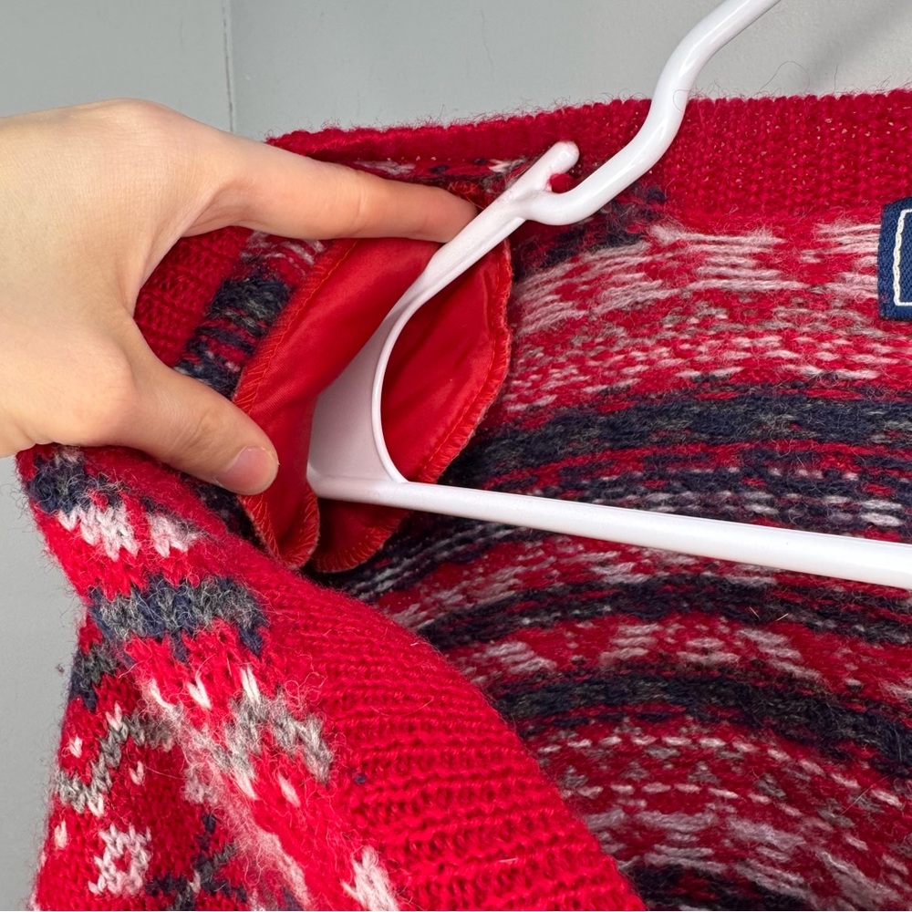 Karen Scott II Pure Wool Fair‎ Isle Cardigan Sweater 1X - Picture 7 of 9